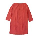 Tibi NWT New York Essential Shift in Coral Slit Hem Silk Dress 0 Photo 4