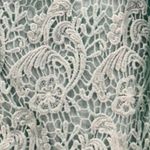 Apt. 9  Womans Cardigan Size XL Mint‎ Green Crocheted Button Front Knit Top Photo 5