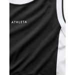 Athleta New M Power Serve Muscle Tank Medium Black Bright White Photo 4