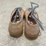 Superga  x LoveShackFancy Platform Sneaker Slides in Floral Pink Yellow Size 37 Photo 3