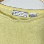 Emily Rose Vintage Y2K Butter Yellow Knit Top Women’s size large Photo 1
