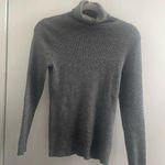 Style & Co  gray ribbed turtleneck size medium Photo 0