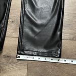 Abercrombie & Fitch  90’s Straight Ultra High Rise Black Leather Pants 26 Short Photo 14