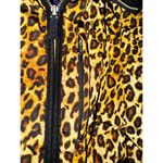 Lauren Ralph Lauren Womens 2X Puffer Vest Full Zip Up Cheetah Purple Quilted Tan Photo 2