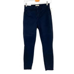 L'Agence  Margot High Rise Cropped Skinny Jeans Midnight‎ Navy Blue Size 25 Photo 2
