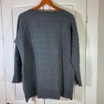 Ralph Lauren Sport Wool Blend Rabbit Gray Cable Knit Crew Neck Sweater Preppy Gray Size M Photo 2