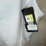 Hind Women's Classic Cropped Polo White Tank Top Size XL Photo 3
