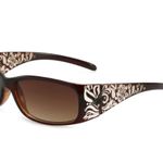 Brown women sunglasses UV 400 protection hand polished Photo 0