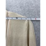 Kenar  Women's Cardigan Open Front Solid Beige Size Small Silk Wool Blend Photo 6