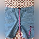 Lee Vintage 90s Striped High Waisted Mom Jeanshorts Size 10/12 Photo 7
