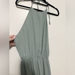 Show Me Your Mumu  Heather halter maxi dress in silver sage MEDIUM Photo 4