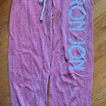 Ron Jon Surf Shop Sweatpants pink Logo Print Sweatpants Size medium Photo 0