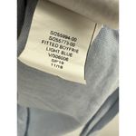 Gap Shirt Women S TALL Blue Boyfriend Fit Long Sleeve Collared Button Down Photo 6