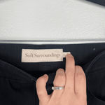 Soft Surroundings  Women's Straight Leg Black‎ Denim Jeans Sz LP Photo 2