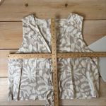 Loft  Lou & Grey NWT Jungle Linen Cotton Wide Leg Crop Pant & Tie Front Tank XXL Photo 3