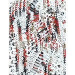 Boston Proper Boston Proper Open Weave Sweater Nylon Fringe Long Sleeves Cream Multi Sz XS Photo 3