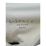 L*Space Active Move With Me‎ Crossover Legging Black Cream XS Yoga Pants Photo 2