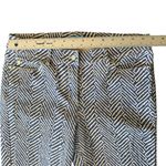 J. McLaughlin  Women’s Geometric Print Skinny Jeans Blue Size 6 Photo 7