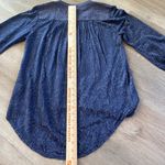 Lucky Brand  Blue Lace Peasant Top Size XS Photo 11