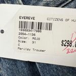 Citizens of Humanity Maritzy Trouser Jeans Womens 31 Blue Mojo Pleated Wide Leg Photo 12