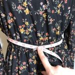 Ophelia Roe NWT Black Floral Long Sleeve Dress New Photo 6