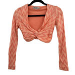 House Of CB  London‎ Bertille Peach ZigZag Bandage Top Cropped Size XS Photo 4