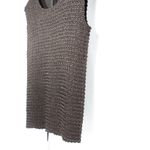 Women's | Nicola | Brown Lightweight Popcorn Tank Vest Size XL Photo 3