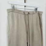 James Perse  Satin Wide Leg Pant in pigment putty size 3(large) Photo 3