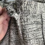 Sachin + Babi Womens Flat Front Dress Pants Size 4 Cream Black Tweed Pockets Photo 8