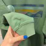 Aerie  River Valley Crewneck Sweatshirt Green Photo 5