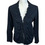 Krazy Kat cardigan/sweater, size Small, ruffle, open-front, vintage? Photo 0