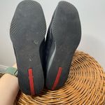 Prada Shoes Black Metal Sneakers Suede Leather Rare Women's Shoes Size 7 Us 37 Photo 7