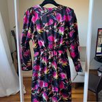 delfi collective lindsay floral dress size XS black purple pink green C1 Photo 6