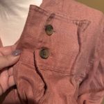 Joie  Linen Shirt Jacket Womens XL Coral Pink Button Front Utility Jacket Photo 3