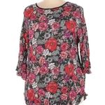 Kensie | Floral 3/4 Sleeves Oversized Blouse or Mini Dress Plus Size 2X Photo 2
