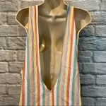 Beach Riot NWT  Rainbow Striped Dress Women’s XS Coverup Beach Swim Dress Photo 9