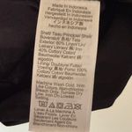 NWT J. Crew Factory Sz S Linen Blend Square Neck Linen Tank Black CA205 Natural Photo 5