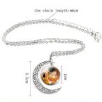 SILVER Color Space Galaxy Planet Sun Necklace for Women Photo 6