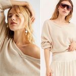Free People  ‘Love Like This’ cashmere pullover sweater L Photo 3