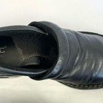 Born BOC Black Leather Slides Mules Womens Nurse Casual Shoes BC3632 Sz 8.5 Photo 0