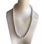 Three Beaded Medium Light Gray Small Pink Avon Marked Mini Ivory Necklace Bundle Photo 4