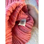 Sundance Echo Beauty Ribbed Knit Henley Sweater Coral Cotton /Silk Size Small Pink Photo 4
