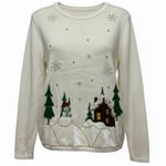 Holiday Time Holiday Sweater Snowy Scene Photo 0