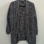 Lands' End Lands’ End Black and White Drifter Open Front Cardigan Size 3X Photo 0