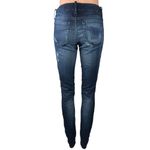 Diesel Grupee Dark Wash Distressed Skinny Low Rise Stretch Ankle Denim Jeans 27 Photo 2