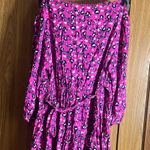 Crown & Ivy Pink Animal Print Blouse Photo 4