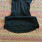 BLACK SHEER FRINGE SEXY WESTERN SLIP DRESS Photo 4