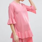 ASOS  pink Ruffle mini Dress Photo 1