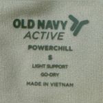 Old Navy Active Wear Top / Powerchill/ Light Support / Go-Dry Photo 5