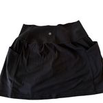 Athleta  Salutation Stash 14 1/2 Skort Black Workout Skirt w/ Shorts SZ Small Photo 3
